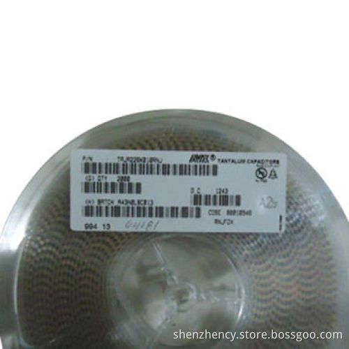 Solid Tantalum Capacitor TAJA226K010RNJ, 22UF 10V 10% 1206, A Case
